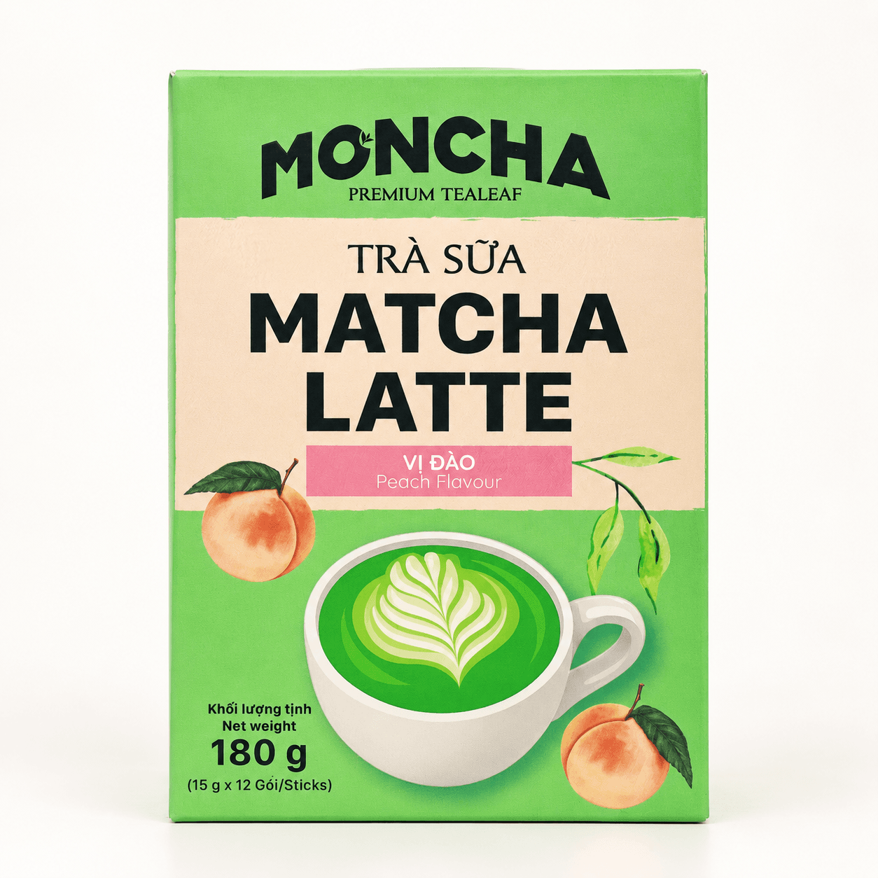 Matcha Latte Vị Đào