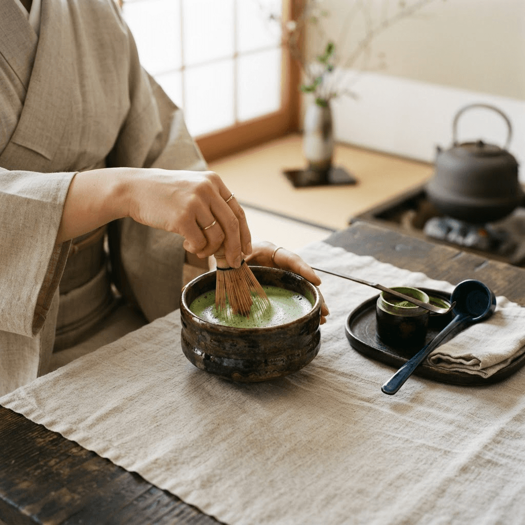 Whisking Matcha Bowl